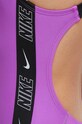 Nike jednoczęściowy strój kąpielowy Logo Tape NESSD190 fioletowy