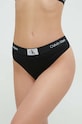 Calvin Klein Underwear stringi dzianina czarny 000QF7221E.PPYX