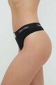 Odzież Calvin Klein Underwear stringi 000QF7221E.PPYX czarny