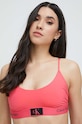 Σουτιέν Calvin Klein Underwear πλεκτό ύφασμα ροζ 000QF7245E.PPYX