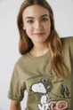 πράσινο Βαμβακερές πιτζάμες women'secret Snoopy