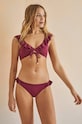 women'secret bikini alsó FOLK SUNSET 6465379 burgundia SS23