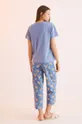 kék women'secret pamut pizsama Snoopy