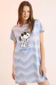 πολύχρωμο Βαμβακερό πουκάμισο πιτζάμα women'secret Snoopy Γυναικεία