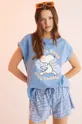 Хлопковая пижама women'secret Snoopy голубой