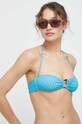 Îmbrăcăminte Trussardi sutien de baie TRU1WTP12 turcoaz