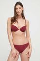 Oblečenie Plavková podprsenka Calvin Klein Underwear KW0KW02278.PPYX burgundské