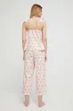 Βαμβακερές πιτζάμες Kate Spade ροζ