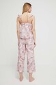Bombažna pižama Kate Spade KSI92503 roza SS23