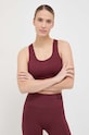 Sportovní podprsenka Hummel Tif hmlTIF SEAMLESS SPORTS TOP burgundské 210490