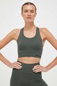 Hummel biustonosz sportowy hmlTIF SEAMLESS SPORTS TOP miękka zielony 210490