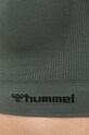 Hummel biustonosz sportowy hmlTIF SEAMLESS SPORTS TOP 210490 zielony