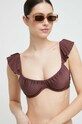 Bikini top Abercrombie & Fitch καφέ KI111.3147.465