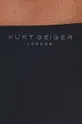 czarny Kurt Geiger London jednoczęściowy strój kąpielowy