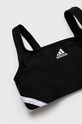 Дівчинка Роздільний дитячий купальник adidas Performance 3S IB6001 чорний