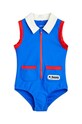 Детски цял бански Mini Rodini без банели син 2328010060