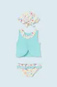 Dvodijelni kupaći kostim za bebe Mayoral Newborn  Temeljni materijal: 85% Poliester, 15% Elastan Postava: 100% Pamuk