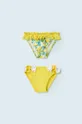 żółty Mayoral figi kąpielowe niemowlęce 2-pack Dziewczęcy