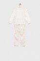 United Colors of Benetton piżama bawełniana dziecięca 30960P03W.G.SEASONAL różowy SS23
