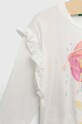United Colors of Benetton piżama bawełniana dziecięca różowy 30960P03W.G.SEASONAL