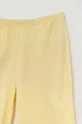 sárga United Colors of Benetton gyerek pamut pizsama