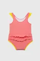 United Colors of Benetton jednoczęściowy strój kąpielowy niemowlęcy różowy