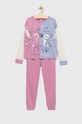 Detské pyžamo United Colors of Benetton x Disney potlač ružová 3Y5E0P03S.G.SEASONAL