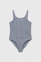 Enodelne otroške kopalke Tommy Hilfiger Prijazno od planeta modra UG0UG00660.PYXX