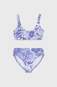 Abercrombie & Fitch costum de baie pentru copii din două piese usor rigidizat violet KI211.3015