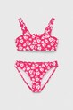 Abercrombie & Fitch costum de baie pentru copii din două piese moale roz KI211.3017