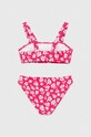 Abercrombie & Fitch kétrészes gyerek fürdőruha KI211.3017 rózsaszín SS23