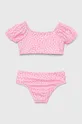 GAP dwuczęściowy strój kąpielowy dziecięcy różowy