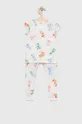 Παιδικές βαμβακερές πιτζάμες GAP x Disney λευκό