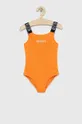 помаранчевий Суцільний дитячий купальник Calvin Klein Jeans Для дівчаток