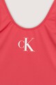 Dziewczynka Calvin Klein Jeans jednoczęściowy strój kąpielowy dziecięcy KY0KY00033.PPYX różowy