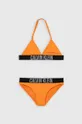 narančasta Dječji dvodijelni kupaći kostim Calvin Klein Jeans Za djevojčice