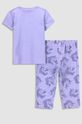Dětské bavlněné pyžamo Coccodrillo fialová