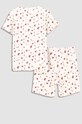 Fete Coccodrillo pijamale de bumbac pentru copii WC3448211PJS bej