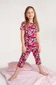 фиолетовой Детская хлопковая пижама Coccodrillo Для девочек