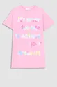 Детская хлопковая ночная рубашка Coccodrillo розовый