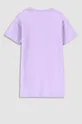 Дитяча бавовняна нічна сорочка Coccodrillo фіолетовий