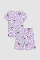 Момиче Детска памучна пижама Coccodrillo x Looney Tunes WC3448201LIG виолетов