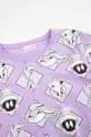 фиолетовой Детская хлопковая пижама Coccodrillo x Looney Tunes