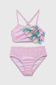 Lemon Explore dwuczęściowy strój kąpielowy dziecięcy komplet różowy WL3376502SWG
