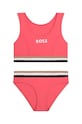 BOSS dwuczęściowy strój kąpielowy dziecięcy komplet czerwony J10150.162.174