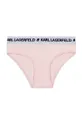 Dječje gaćice Karl Lagerfeld 2-pack roza