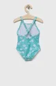 Jednodielne plavky pre bábätká zippy tyrkysová