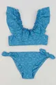 блакитний Роздільний дитячий купальник zippy Для дівчаток