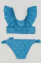 Dvojdielne detské plavky zippy modrá