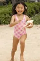 Roxy jednoczęściowy strój kąpielowy dziecięcy różowy